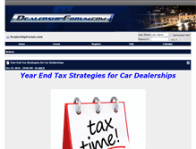 Tablet Screenshot of dealershipforum.com